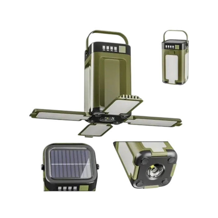 Lampe Portable de Survie et Camping à Charge Solaire